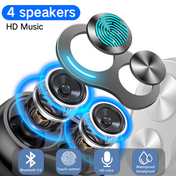 TWS Earphones Ασύρματα ακουστικά Bluetooth Στερεοφωνικά ακουστικά IN Ear Sports by Mic Earbuds For All Phone