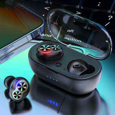 TWS Earphones Ασύρματα ακουστικά Bluetooth Στερεοφωνικά ακουστικά IN Ear Sports by Mic Earbuds For All Phone