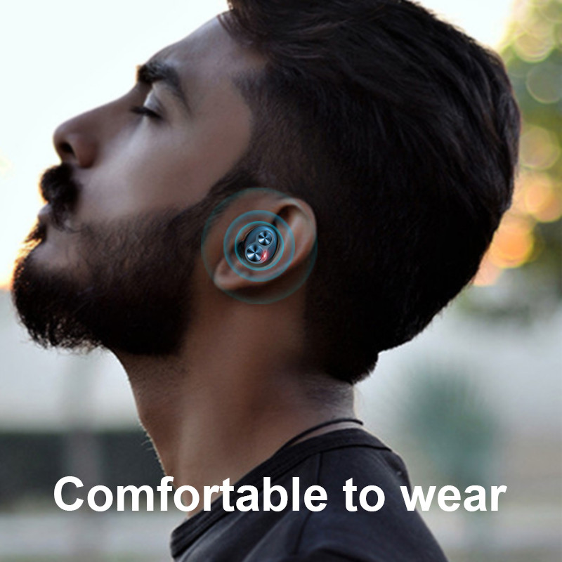 TWS Earphones Ασύρματα ακουστικά Bluetooth Στερεοφωνικά ακουστικά IN Ear Sports by Mic Earbuds For All Phone