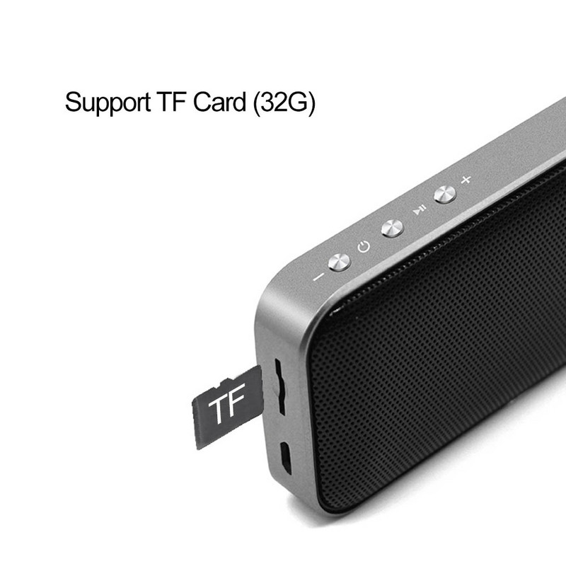 AEC hordozható vezeték nélküli Bluetooth hangszóró mini stílusú zsebméretű zenei hangdoboz mikrofont támogató TF kártyával