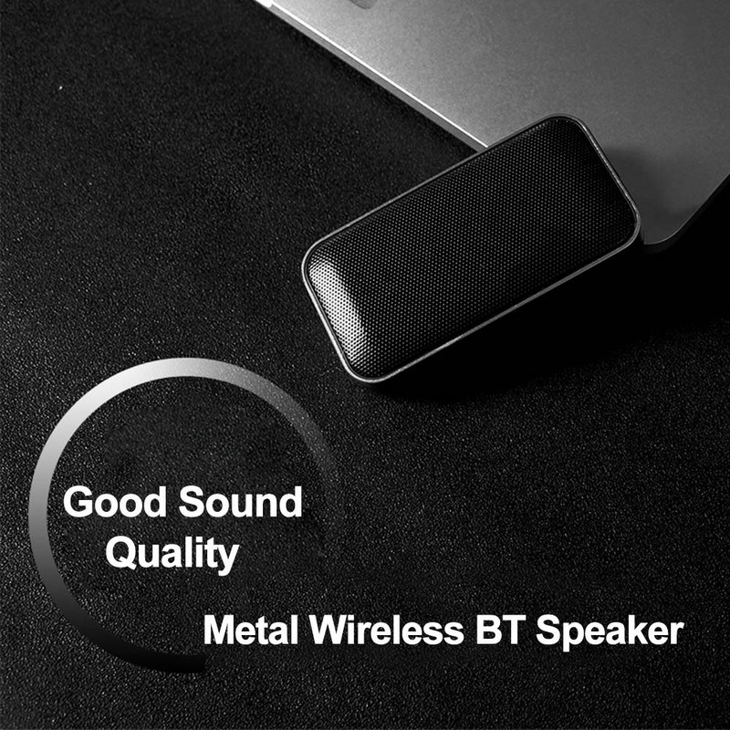 AEC hordozható vezeték nélküli Bluetooth hangszóró mini stílusú zsebméretű zenei hangdoboz mikrofont támogató TF kártyával