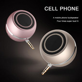 Hordozható mini hangszóró 3 W 3,5 mm-es AUX jack zenei audio lejátszó telefonhoz notebook táblagép Fashion ultra kis törzs