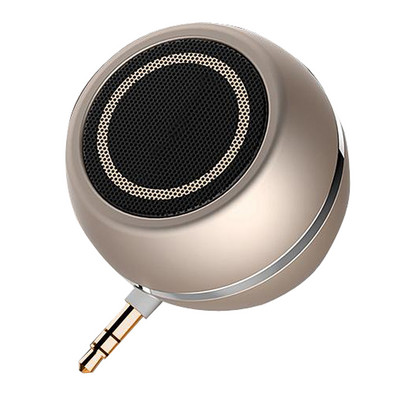 Hordozható mini hangszóró 3 W 3,5 mm-es AUX jack zenei audio lejátszó telefonhoz notebook táblagép Fashion ultra kis törzs