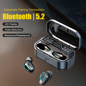 2022 JAUNĀ TWS Bluetooth Austiņas Stereo Bezvadu Bluetooth Austiņas Sporta Touch Control Trokšņu slāpēšanas Spēļu Austiņas