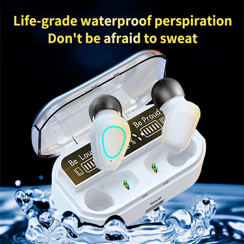 2022. NOVE TWS Bluetooth slušalice Stereo bežične Bluetooth slušalice Sportske slušalice za igranje s kontrolom dodira i poništavanjem buke