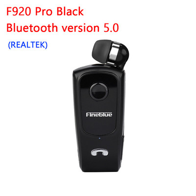 Fineblue F920 Pro Mini căști fără fir, căști portabile Bluetooth retractabile, apeluri reamintiți Vibrații Sport Run Căști pentru jucători