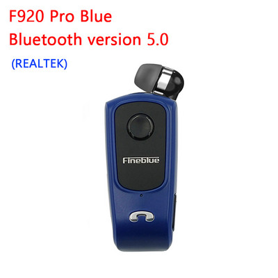 Fineblue F920 Pro Mini căști fără fir, căști portabile Bluetooth retractabile, apeluri reamintiți Vibrații Sport Run Căști pentru jucători