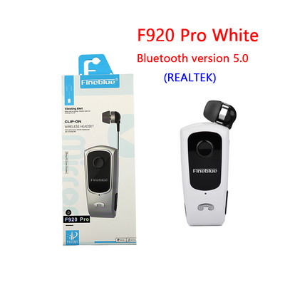 Fineblue F920 Pro Mini căști fără fir, căști portabile Bluetooth retractabile, apeluri reamintiți Vibrații Sport Run Căști pentru jucători