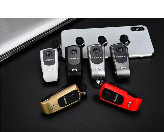 Fineblue F920 Pro Mini căști fără fir, căști portabile Bluetooth retractabile, apeluri reamintiți Vibrații Sport Run Căști pentru jucători