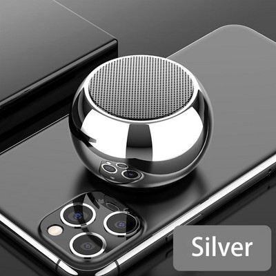 Bežični Bluetooth zvučnik Mini mali prijenosni kućni prijenosni mali čelični pištolj Vanjski subwoofer velike glasnoće Mali zvuk