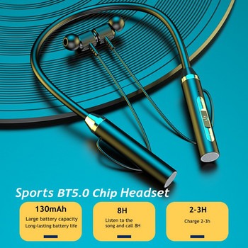 Olaf Bluetooth 5.0 ασύρματα ακουστικά Ακουστικά TWS Μαγνητικά ακουστικά λαιμού IPX7 Αδιάβροχα αθλητικά ακουστικά με μικρόφωνο