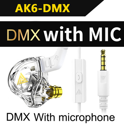 Originalni QKZ AK6 bakreni drajver HiFi žičane slušalice Sportske slušalice za trčanje Bas Stereo slušalice Glazbene slušalice fone de ouvido