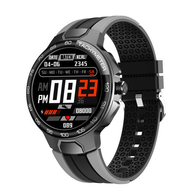 Νέο Bluetooth 5.0 Smart Watch Men IP68 Waterproof 24 Exercise Modes E-15 Smartwatch Γυναικεία παρακολούθηση καρδιακού ρυθμού για Android Ios