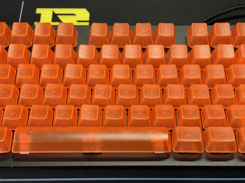 104 prozirne prazne prozirne kapice tipki OEM profil ABS kapica tipki za Mx Switch Mehanička gaming tipkovnica s pozadinskim osvjetljenjem RGB prilagođena kapica tipki