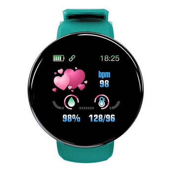 D18 Pro Смарт часовник Bluetooth Фитнес тракер Спортен пулсомер Кръв Водоустойчив Дамска модна гривна за Android IOS