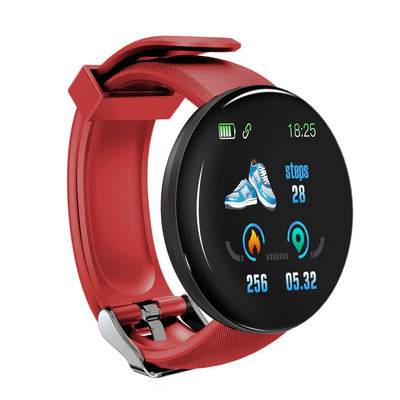 D18 Pro Pametni sat Bluetooth Fitness Tracker Sportski monitor otkucaja srca Vodootporna krv Ženska modna narukvica za Android IOS