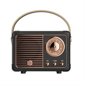 HM11 Retro Bluetooth-kompatibilis hangszóró Klasszikus Audio Hang Sztereó Hordozható Utazási Dekoratív Mini Zenelejátszó Mélynyomó