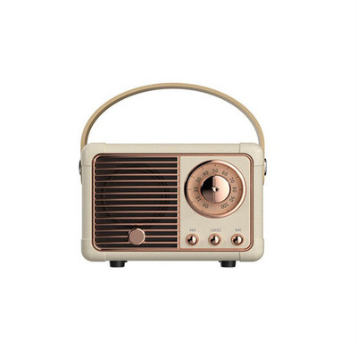 HM11 Retro Bluetooth-kompatibilis hangszóró Klasszikus Audio Hang Sztereó Hordozható Utazási Dekoratív Mini Zenelejátszó Mélynyomó