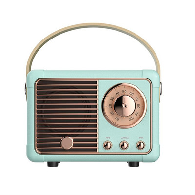 HM11 Retro Bluetooth-kompatibilis hangszóró Klasszikus Audio Hang Sztereó Hordozható Utazási Dekoratív Mini Zenelejátszó Mélynyomó