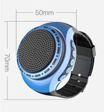 Νέο πολυλειτουργικό ασύρματο ασύρματο ρολόι ηχείο καρπού φορητό φορητό μίνι αθλητικό ασύρματο υπογούφερ Bluetooth αδιάβροχο ηχείο