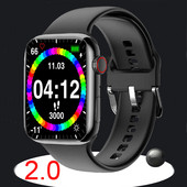2.0 inčni pametni sat Muški Ženski Originalni IWO serija 7 Smartwatch Satovi Pozivanje Glazba Sport Fitness Tracker Sat za Android IOS