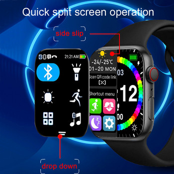 2.0-инчов смарт часовник Мъже Жени Оригинален IWO Series 7 Smartwatch Часовници Calling Music Sport Fitness Tracker Clock For Android IOS