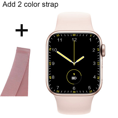 2.0 inčni pametni sat Muški Ženski Originalni IWO serija 7 Smartwatch Satovi Pozivanje Glazba Sport Fitness Tracker Sat za Android IOS