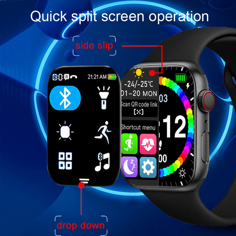 Έξυπνο ρολόι 2,0 ιντσών Ανδρικό Γυναικείο Original IWO Series 7 Ρολόγια Smartwatch Calling Music Sport Fitness Tracker Clock για Android IOS