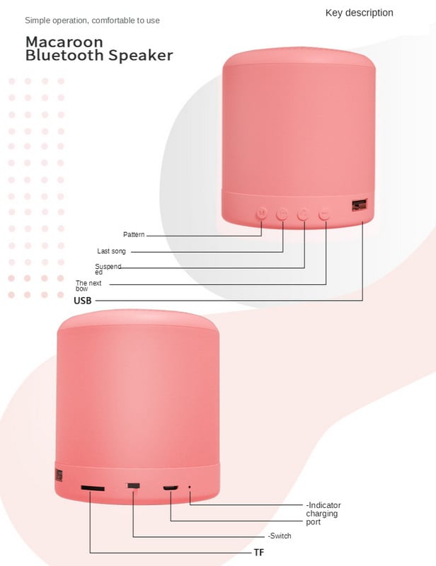 Viacfarebné bezdrôtové prenosné subwooferové reproduktory A11, mini Bluetooth kompatibilný malý stereo hudobný reproduktor pre mobilné telefóny