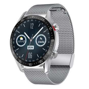 SK7 Plus Smartwatch Мъжки бизнес 1,3-инчов чист кръгъл HD цветен дисплей Пълен сензорен екран Bluetooth Известяване за съобщение за повикване