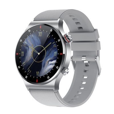 QW33 Smart Watch Bluetooth hívás NFC hozzáférés-vezérlés HR BP Spo2 állapotfigyelés Forgató gomb két menüstílusú okosóra
