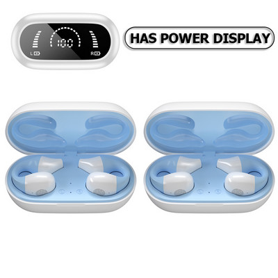 TWS Bežične slušalice Bluetooth 5.2 Bone Conduction Slušalice Dizajn štipaljke za uho Kontrola na dodir LED Slušalice Sportske slušalice