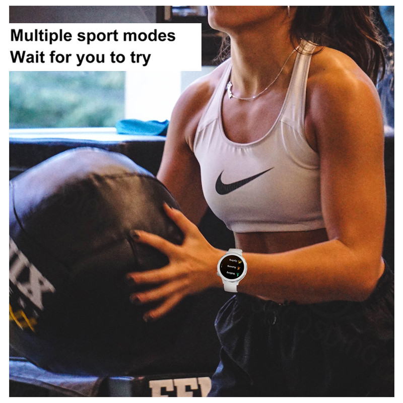 2022 Bluetooth poziv NFC pametni sat za žene 1,32 inča 390*390 HD zaslon ženski pametni sat za mjerenje otkucaja srca krvni tlak Glazba