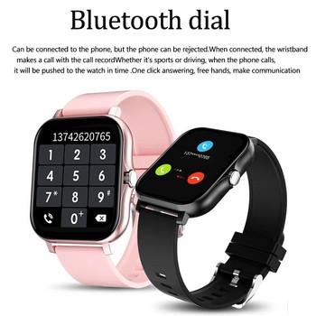 2023 Нов смарт часовник Дамски Bluetooth часовник за разговори Фитнес тракер Водоустойчив спортен интелигентен часовник Моден дамски мъжки интелигентен часовник Жена