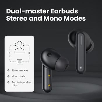 Ασύρματα ακουστικά HAYLOU GT7 Neo TWS V5.2 Ακουστικά Bluetooth Έξυπνα ακουστικά ελέγχου αφής Αθλητικά ακουστικά AAC εγγραφή ήχου