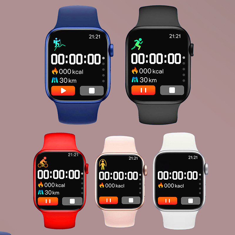 Ceas inteligent nou 2022, cu atingere completă, ecran mare de 2,0 inci, care apelează ceas inteligent cu moduri multi-sport Ceasuri pentru Iphone Xiaomi Huawei IWO