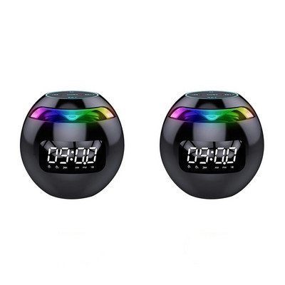Mini Bluetooth prijenosni zvučnik s LED svjetlom FM radio zvučnici Budilica Timer HIFI TFCard Music Player Bas Sound Box