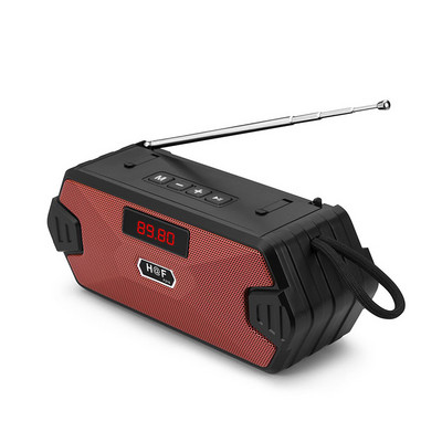 2021 Nou difuzor portabil fără fir V5.0 Radio FM compatibil Bluetooth Difuzor de bas de exterior Subwoofer TF USB Difuzoare pe coloană