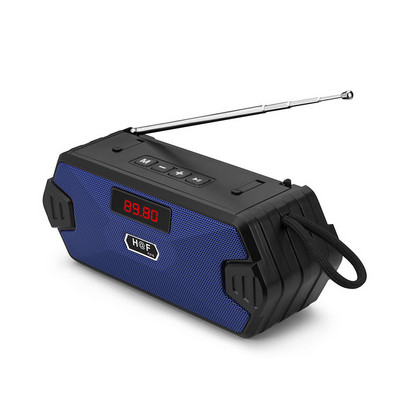 2021 Nou difuzor portabil fără fir V5.0 Radio FM compatibil Bluetooth Difuzor de bas de exterior Subwoofer TF USB Difuzoare pe coloană