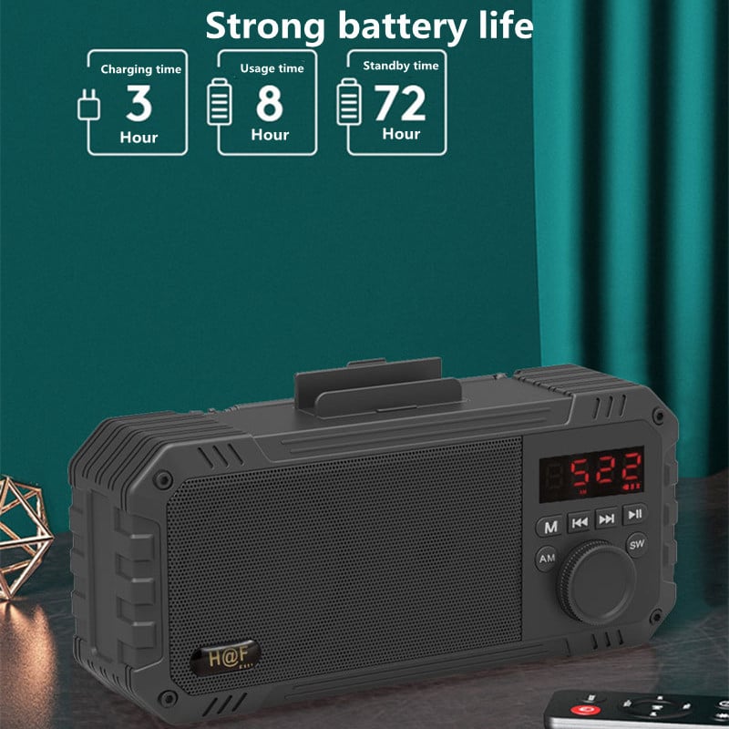 F111 Mini bežični Bluetooth audio, teleskopska antena FM/AM/SW višepojasni radio, audio nosač za mobilni telefon