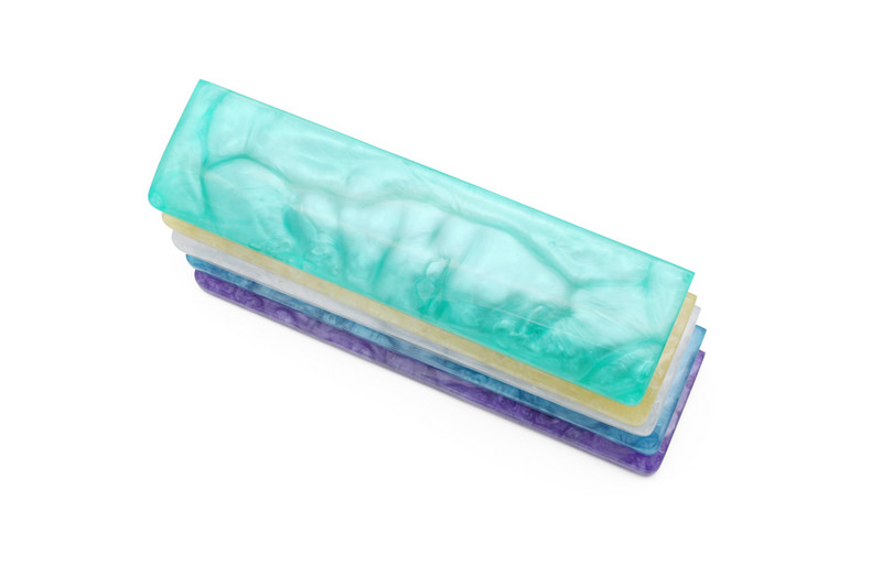 LOOP Resin Naslon za zapešće Ručno izrađeno zapešće s gumenim nožicama za mehaničke tipkovnice gh60 xd60 xd64 60% Poker 87