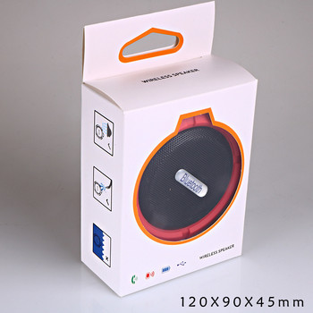 C6 Αδιάβροχο ηχείο Bluetooth Outdoor Sports Mini Subwoofer Φορητό τηλέφωνο Player Υποστήριξη TF Card Play για όλα τα έξυπνα τηλέφωνα