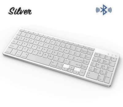 Ultra vékony vezeték nélküli Bluetooth-billentyűzet Mac OS-hez kompatibilis Mac OS/iOS/iPad OS újratölthető billentyűzet MacBook-hoz MacBook