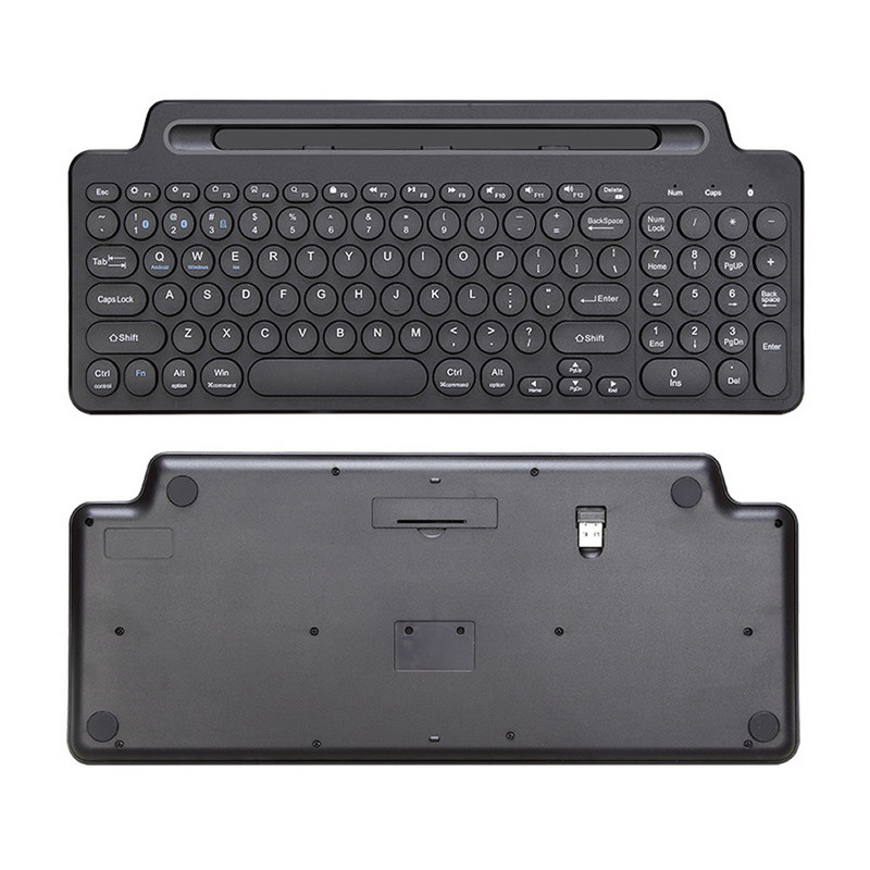 Tastatură fără fir Bluetooth 2.4G cu touchpad numeric Slot pentru card de mouse Tastatură numerică pentru Android IOS Desktop Laptop PC TV Box