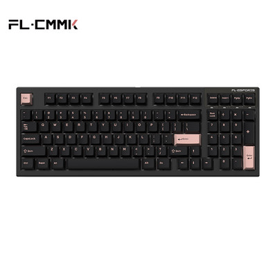 FL·ESPORTS FL980 V2 mechaninė klaviatūra, 97 klavišų belaidė 2,4 G „Bluetooth“ trijų režimų perjungiamos ašies viso klavišo žaidimų biuro įranga