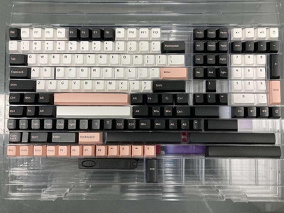 GMKY 160 Olivia Keycaps Cherry Profile DOUBLE SHOT Vastag PBT billentyűsapkák MX Switch mechanikus billentyűzethez
