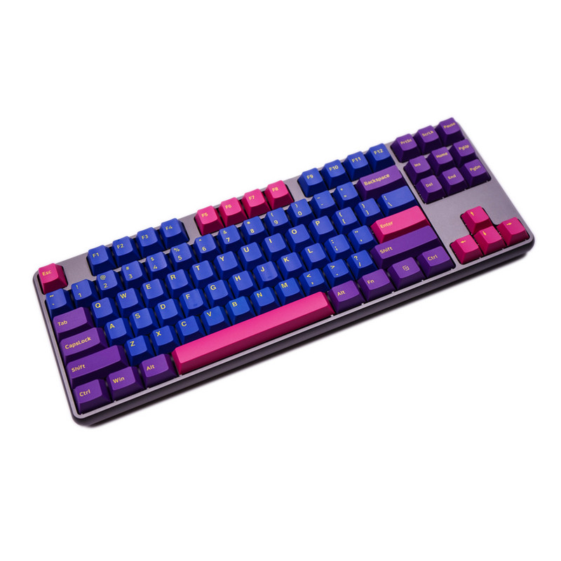 GMKY 160 Olivia Keycaps Cherry Profile DOUBLE SHOT Vastag PBT billentyűsapkák MX Switch mechanikus billentyűzethez
