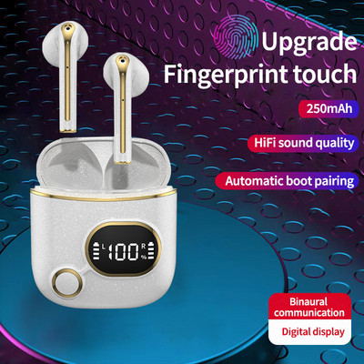 X25 Digital Display Bežične slušalice Binaural Smart in-Ear TWS Touch Sports Stereo 5.1 Bluetooth slušalice