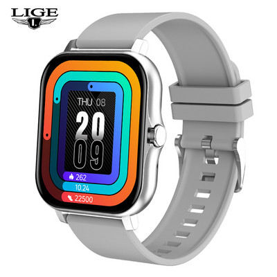 LIGE Nové Bluetooth Call Smart hodinky pre ženy Dotykový displej Športové fitness hodinky Bluetooth vhodné pre Android iOS Smart hodinky