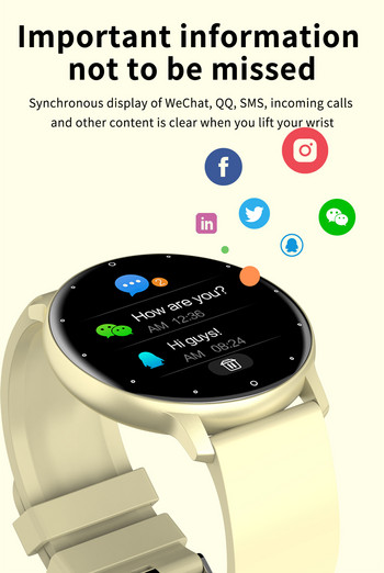 2023 Нов смарт часовник Мъжки пълен сензорен екран Спортен фитнес часовник IP67 Водоустойчив смарт часовник за Android Xiaomi Samsung Redmi